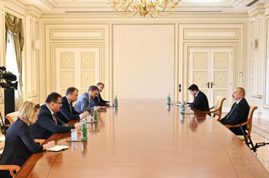 Алиев и Клаар обсудили подписание мирного договора между Азербайджаном и Арменией