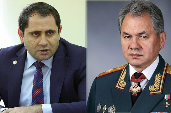 Шойгу обсудил с Папикяном деятельность миротворцев РФ в Карабахе