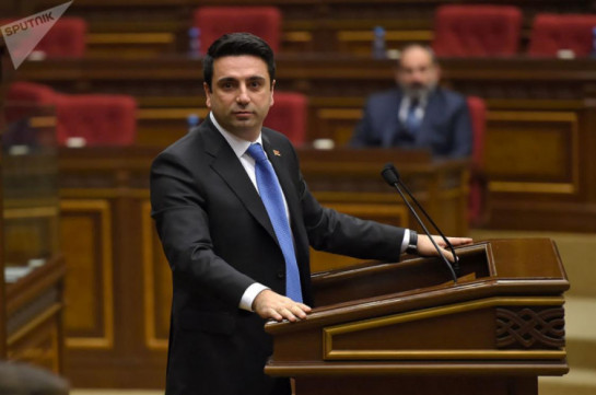 Ален Симонян уверен: международные партнеры и граждане Армении не удивятся, если они лишат парламентскую оппозицию мандатов