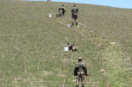 На участке Сисиан-Вахатин будут проводиться работы обезвреживание неразорвавшихся снарядов