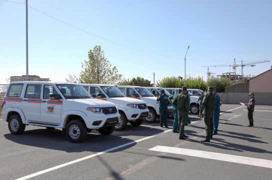 Արտակարգ իրավիճակների նախարարության մարզային փրկարարական վեց վարչություն համալրվել է «UAZ Patriot» մակնիշի նոր ավտոմեքենաներով