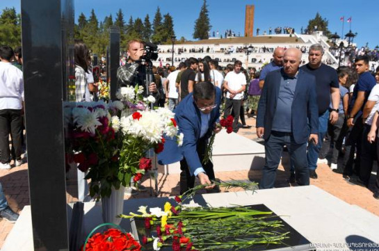 Президент Арцаха принял участие в мероприятиях в память о погибших в 44-дневной войне