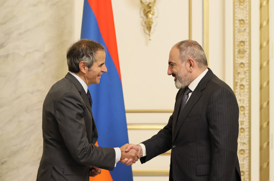 Работы по повышению уровня безопасности Армянской АЭС обсудили Пашинян и глава МАГАТЭ