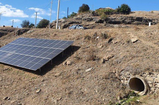 New technologies in borderland Koti: solar plant for drinking water pump station and LED system installed