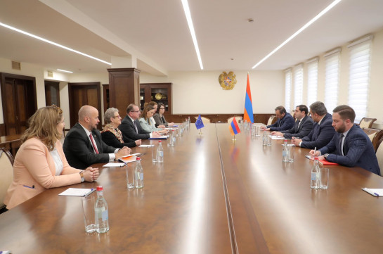 Сурен Папикян обсудил с делегацией ЕС вопросы сотрудничества