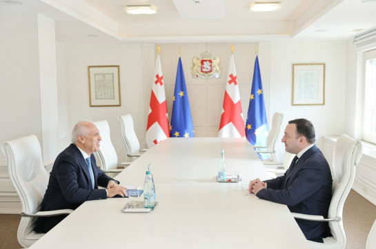 Посол Смбатян и премьер-министр Грузии обсудили вопросы региональной безопасности