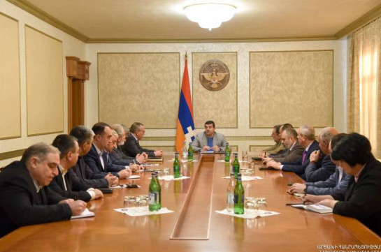 Президент Арцаха провел расширенное рабочее совещание
