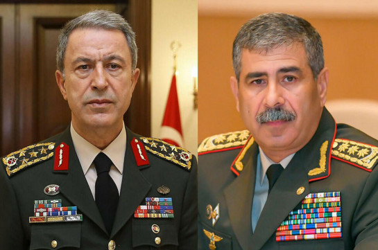Ադրբեջանի և Թուրքիայի պաշտպանության նախարարները քննարկել են ռազմական ոլորտում փոխգործակցությունը