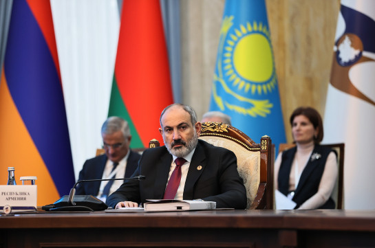 Никол Пашинян: Товарооборот Армении со странами ЕАЭС за январь-сентябрь текущего года увеличился по сравнению с тем же периодом 2021 года примерно на 80%