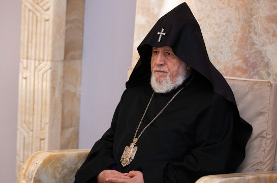 Католикос Всех Армян выразил соболезнования в связи с трагической гибелью 15 военнослужащих