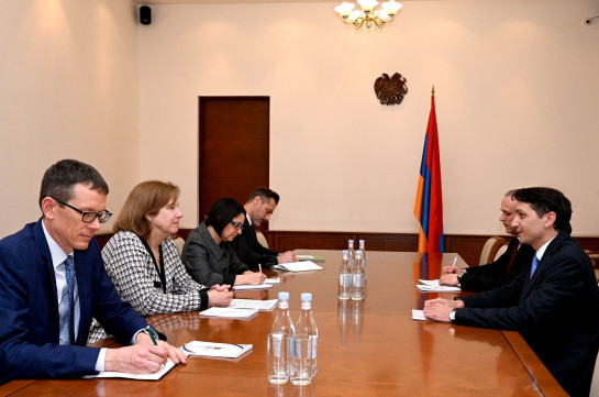 Министр финансов Армении принял посла США