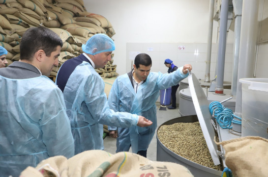 Վահան Քերոբյանը քննարկել է սուրճի արտադրության ոլորտում առկա խնդիրներն ու զարգացման հեռանկարները