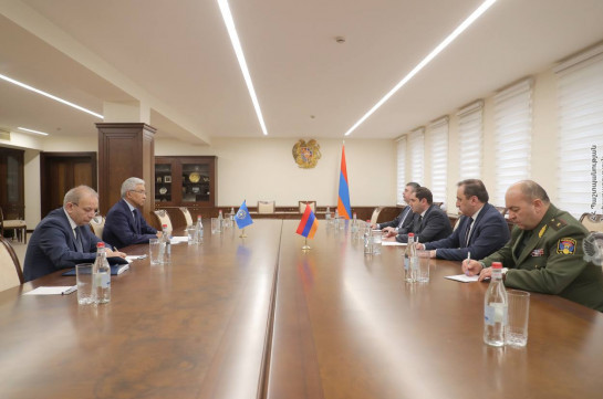 Сурен Папикян встретился с генеральным секретарем ОДКБ