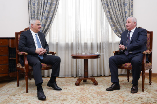 Мгер Григорян и заместитель премьер-министра Беларуси обсудили вопросы двустороннего сотрудничества