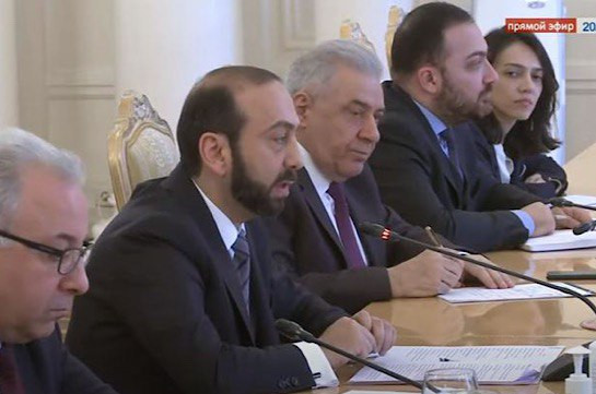 Мирзоян заявил Лаврову о необходимости активных шагов со стороны союзников и партнеров Армении