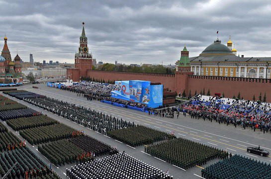 Մոսկվայի Կարմիր հրապարակում Հաղթանակի օրվան նվիրված շքերթին կմասնակցի 10 000-ից ավելի մարդ, կներգրավվի 125 միավոր զինտեխնիկա․ Շոյգու