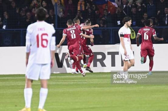 Հայաստանի հավաքականը պարտվեց Թուրքիային 1:2 հաշվով