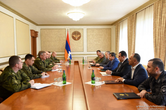 President Harutyunyan received Colonel-General Alexander Lentsov, the newly appointed commander of the Russian peacekeeping troops