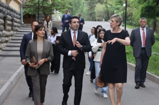 Ален Симонян принял супругу премьер-министра Армении и президента всемирной сети «Женщины-политические лидеры»