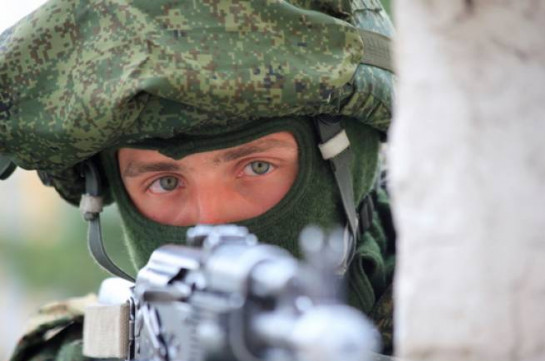 Военнослужащие дислоцированной в Армении военной базы РФ провели антитеррористическое учение