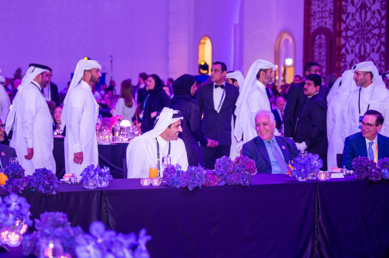 Ваагн Хачатурян принял участие в приеме, организованном от имени Эмира Государства Катар шейха Тамима бин Хамада Аль Тани