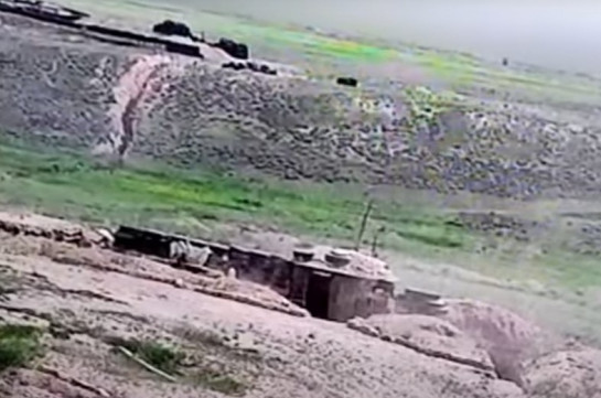 Минобороны Арцаха опубликовало кадры применения миномета со стороны ВС Азербайджана