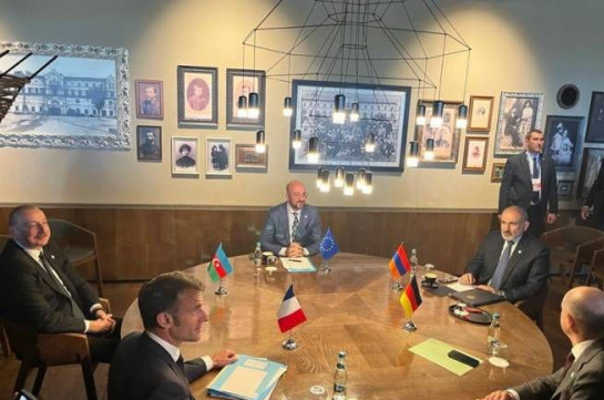 В Кишиневе началась пятисторонняя встреча Пашинян-Алиев-Мишель-Макрон- Шольц