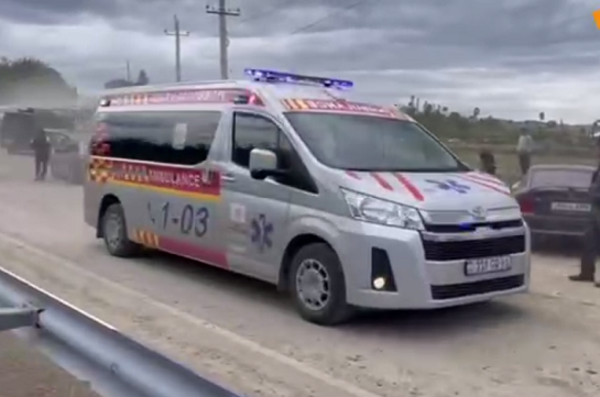 Շտապօգնության մեքենաների շարասյունը ՀՀ-ից շարժվել է դեպի Ստեփանակերտ (Տեսանյութ)