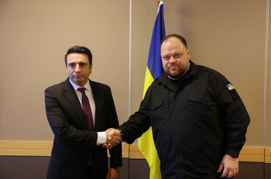 Ալեն Սիմոնյանը հանդիպել է Ուկրաինայի Գերագույն ռադայի նախագահին. պատրաստ են բազմակողմ հարթակներում համագործակցության