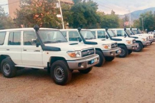 ՀՀ-ում ԵՄ առաքելության 11 մեքենա է տեղակայվել Եղեգնաձորում