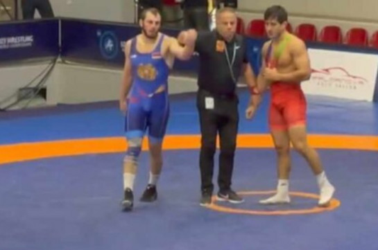 Карен Хачатрян победил азербайджанца и претендует на бронзу ЧМ по греко-римской борьбе U23