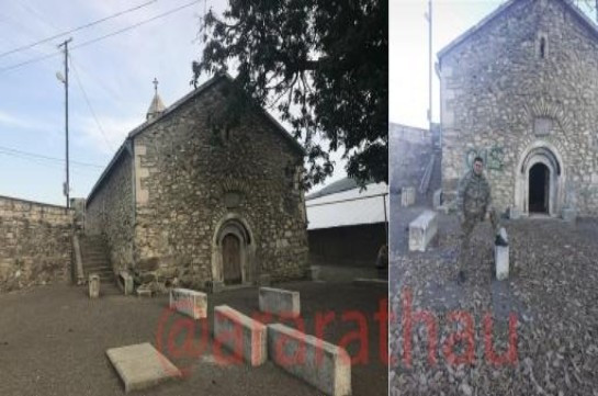 Очередной акт азербайджанского вандализм в Степанакерте