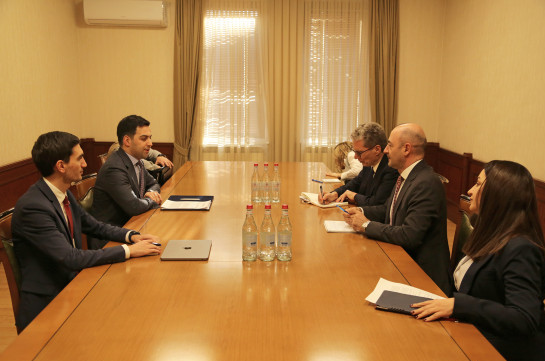 Ռուստամ Բադասյանը հյուրընկալել է Համաշխարհային բանկի կենտրոնական գրասենյակի տարածաշրջանի պետական կառավարման ծրագրերի ղեկավարին