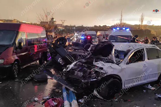 Ողբերգական վթար Երևան-Սևան ավտոճանապարհին․ 4 մեքենա է բախվել, 3 զոհ կա, 5 վիրավոր