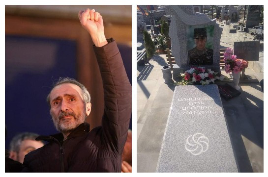 Ворвавшийся в здание полициии района Нор-Норк Артур Мовсисян является сторонником НДП, его сын погиб в 44-дневной войне