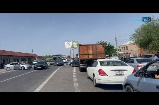 Дорога Ереван-Эчмиадзин закрыта