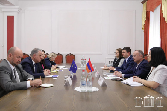 «Процесс, осуществляемый под названием «корректировка границ», не гарантирует мира»: Тигран Абрамян руководителю миссии ЕС в Армении