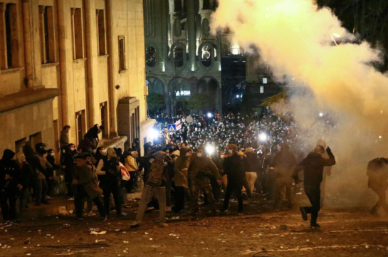 В Тбилиси во время акции протеста задержали 63 человека