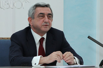 Serzh Sargsyan to be first passenger of flight to Artsakh